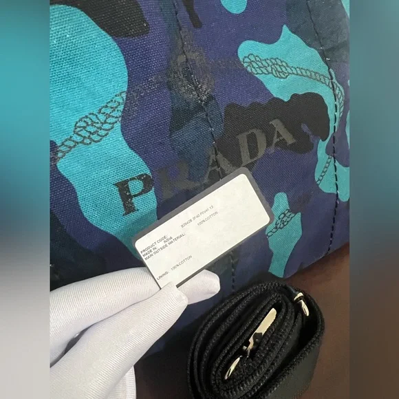 PRADA CANAPA HANDBAG - Picture 8 of 17